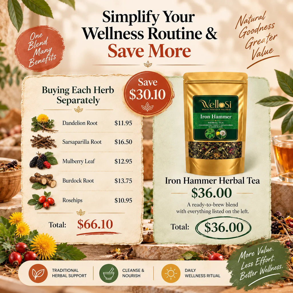 Iron Hammer Herbal Tea for Kidney and Liver Detox