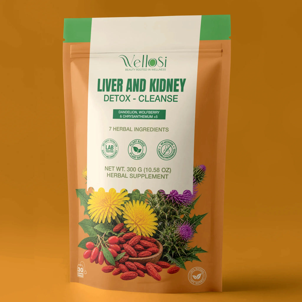 Wellosi Liver & Kidney Detox Herbal Health Tea